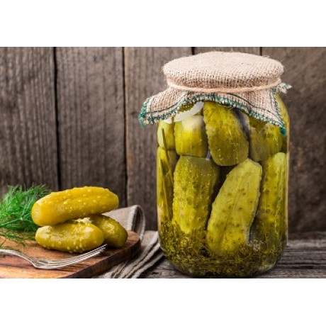 Pickled whole cucumber