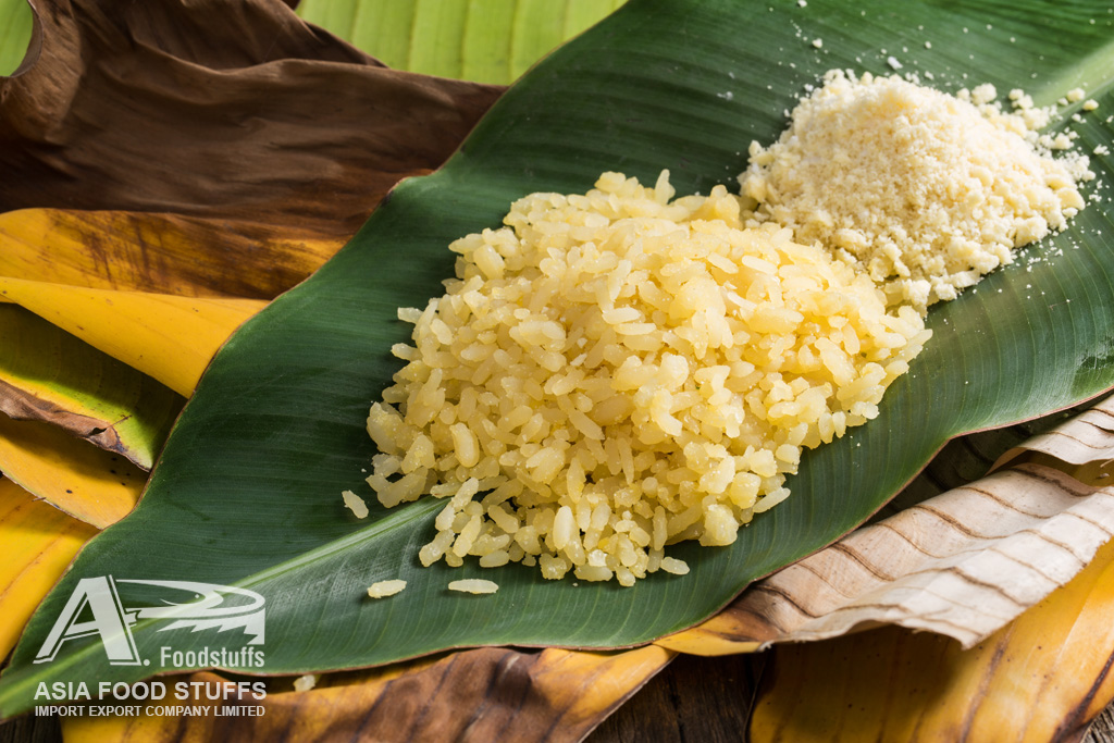 Steamed Glutinous Rice With Mung Bean