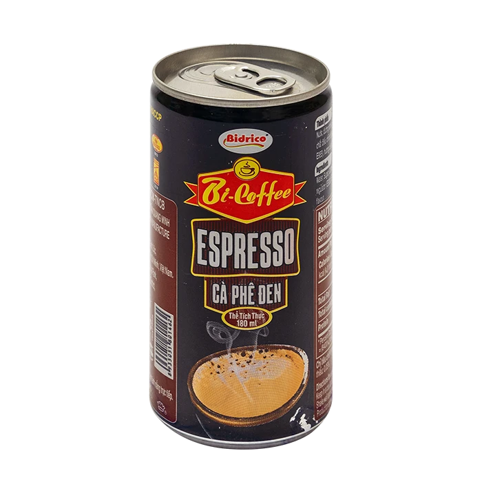 Bi-coffee Espresso Black Coffee Can 180ml