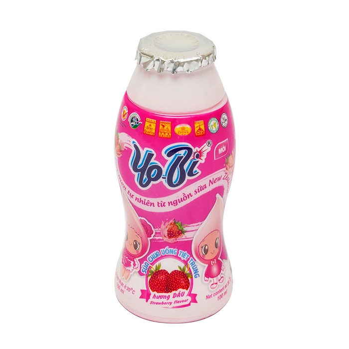 Sterilized Drink Yoghurt Strawberry Flavour