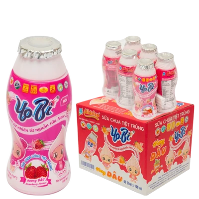 Sterilized Drink Yoghurt Strawberry Flavour