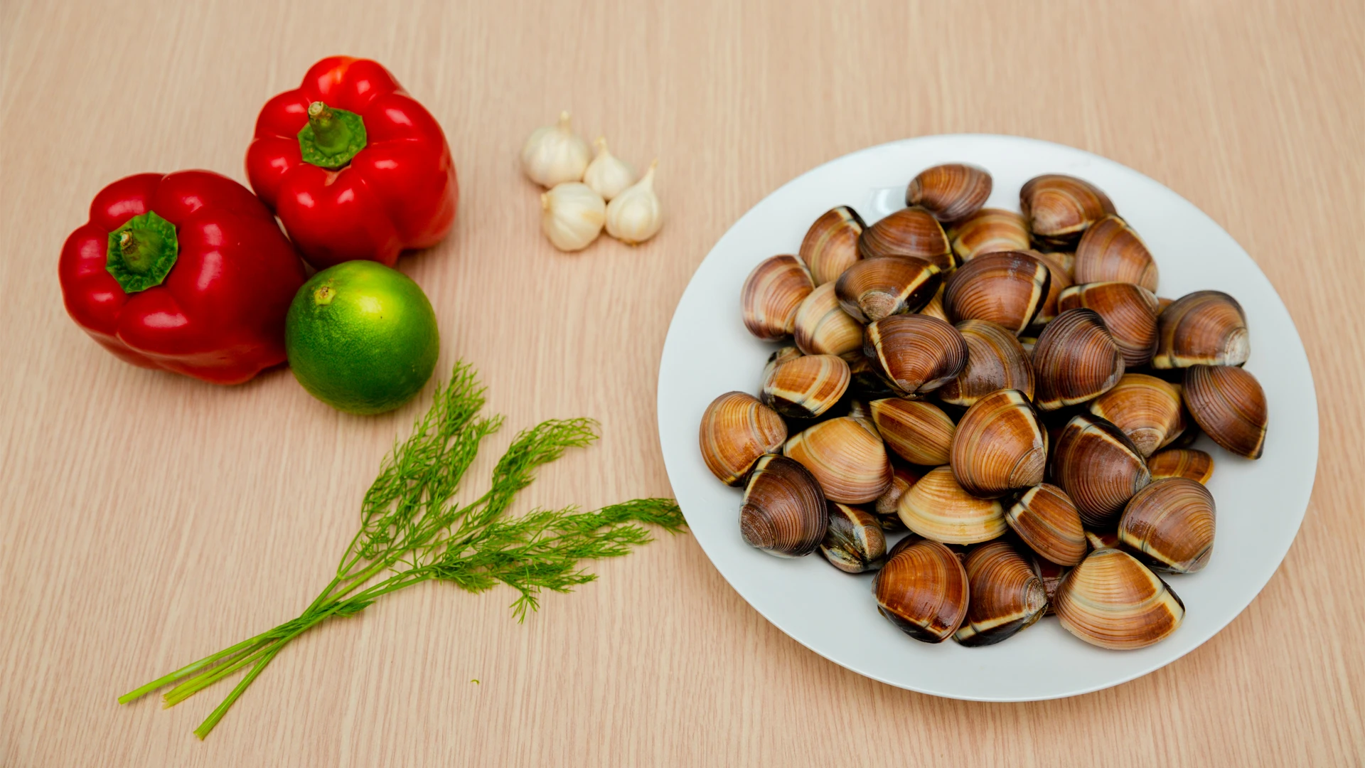 Frozen Cooked Brown Clams