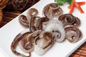 Boiled Cut Octopus