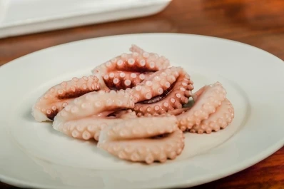 Boiled Cut Octopus