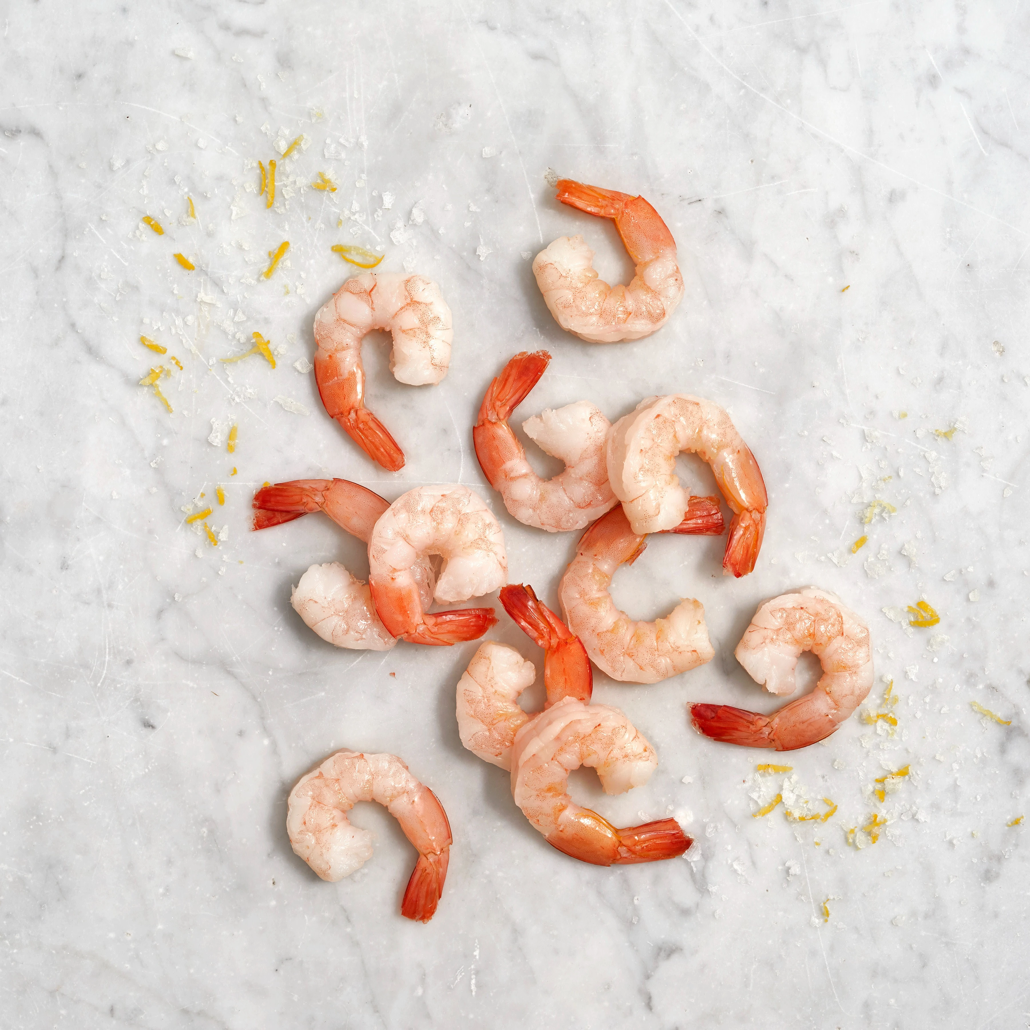 Cooked Peeled and Devined Tail-on Vannamei Shrimp