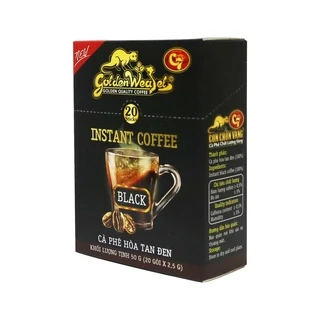 Black Instant Coffee Without Sugar – Golden Weasel C7