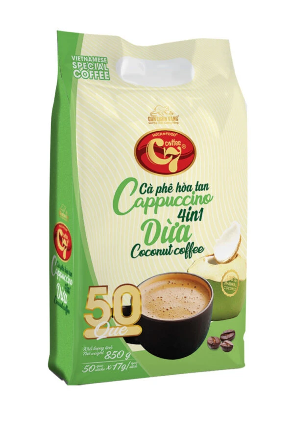 Golden Weasel C7 4in1 Cappuccino Instant Coconut Coffee