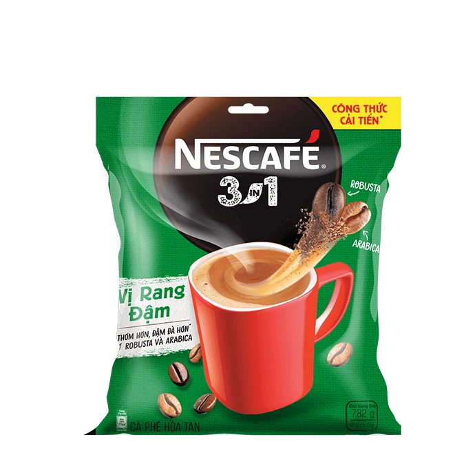 NESCAFE 3in1 Instant Coffee Dark Roast Flavor