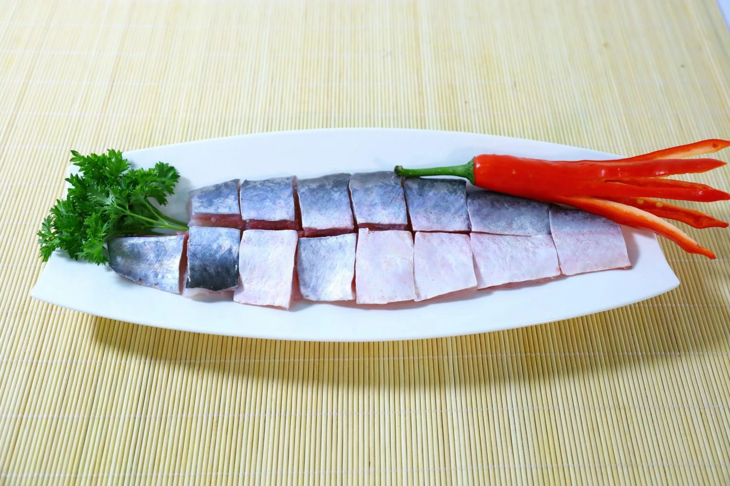 Pangasius Skin-on Fillet Cube Cut