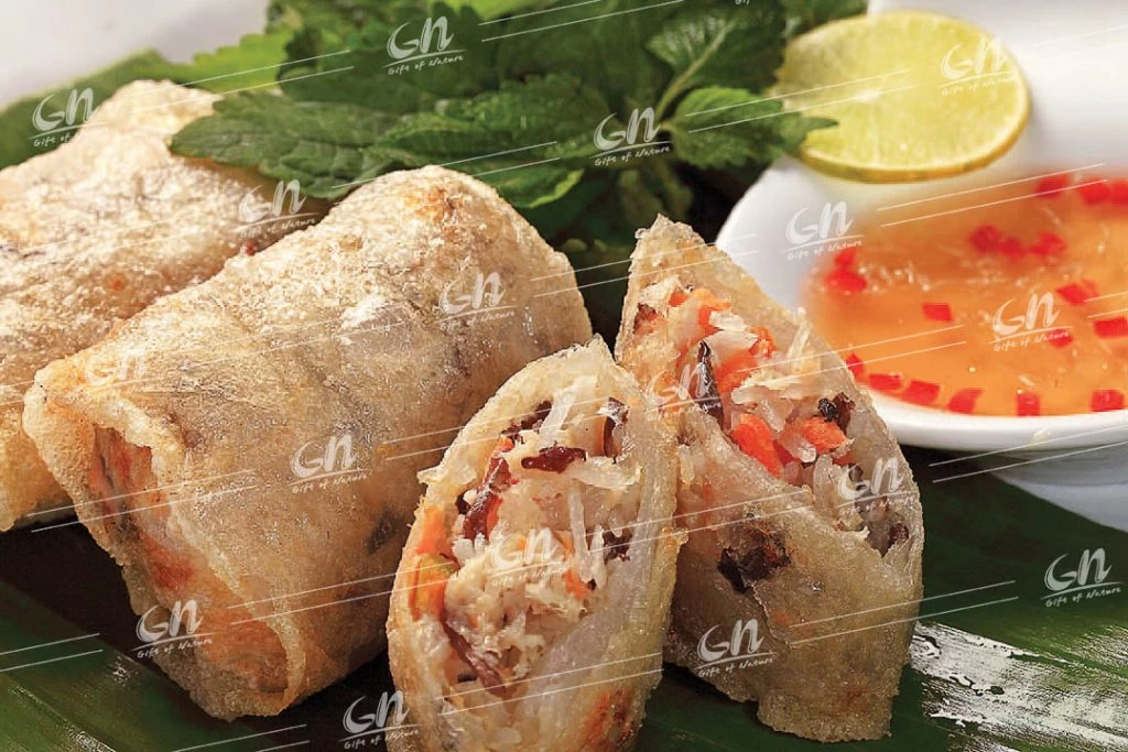 Swimming Crab Square Rice Roll
