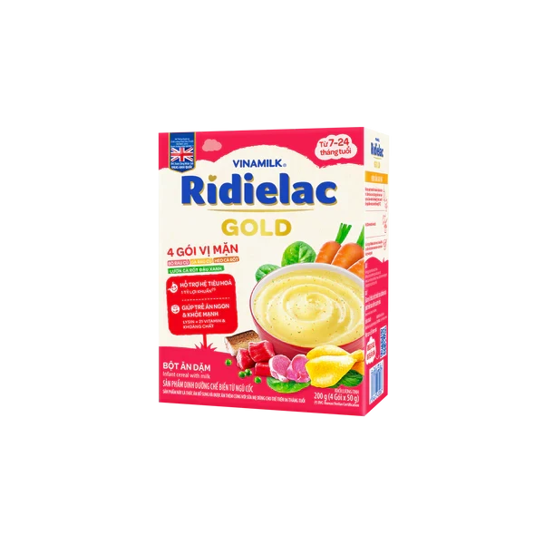 Ridielac Gold Diet Powder 4 Packages Salty Flavor