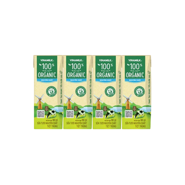 Vinamilk 100% Organic Fresh Sterilized Milk