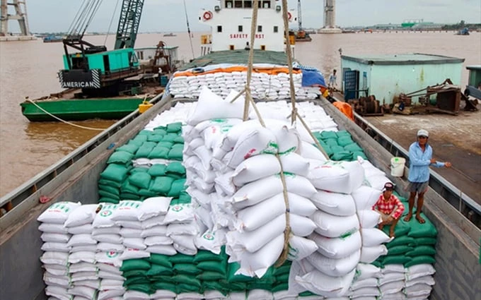 Rice exports to Philippines affected by the amends of the laws