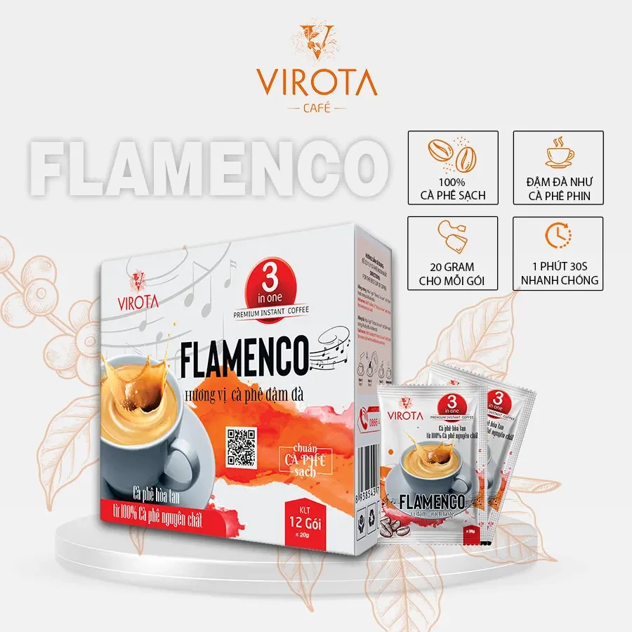 Flamenco 3 In 1 Instant Coffee