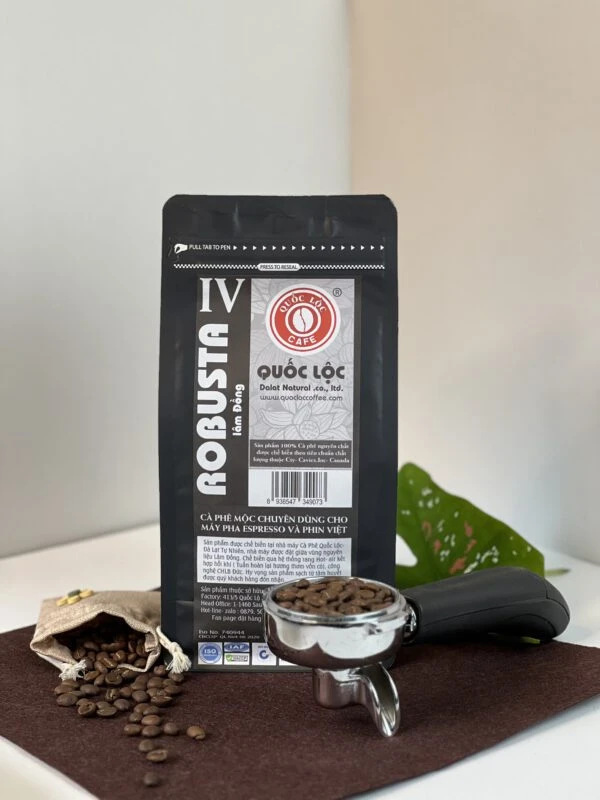 Quoc Loc Coffee No.4 100% Robusta-500gr