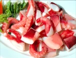 Boiled Octopus Cut